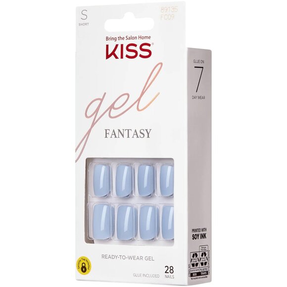 KISS Gel Fantasy Short Length Nails - Reciprocate - Picture 1 of 4